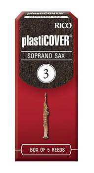 Rico Plasticover Soprano Saxophone Reeds #3 Box of 5 Reeds